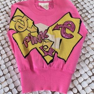 ESCADA by Margaretha Ley, pink wool sweater size 36.